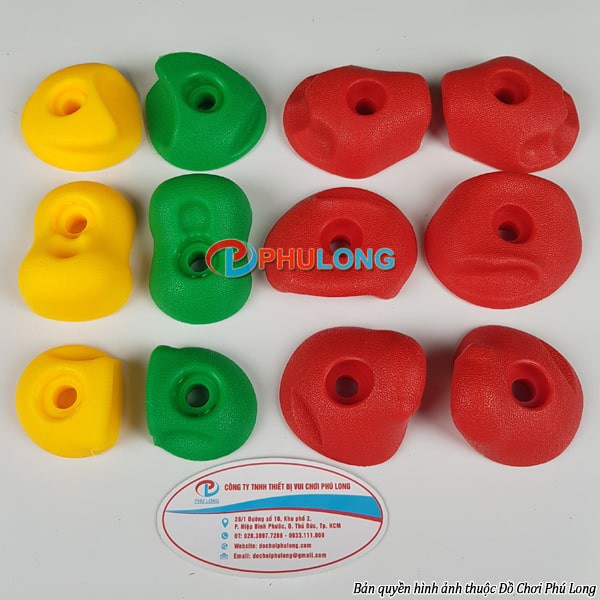 Bộ mấu bám leo núi, núm nhựa leo núi 32 chi tiết PL0810B