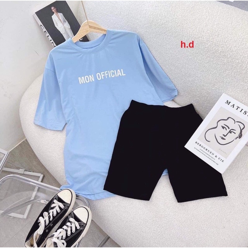 Sét áo MON +quần legging đùi HD11