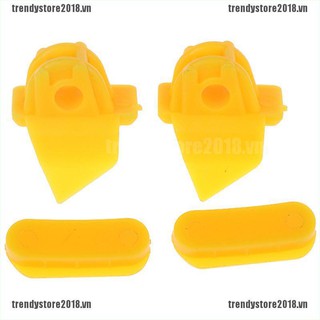 Bộ 2 miếng chèn thay lốp xe màu vàng bằng nylon hợp thời trang