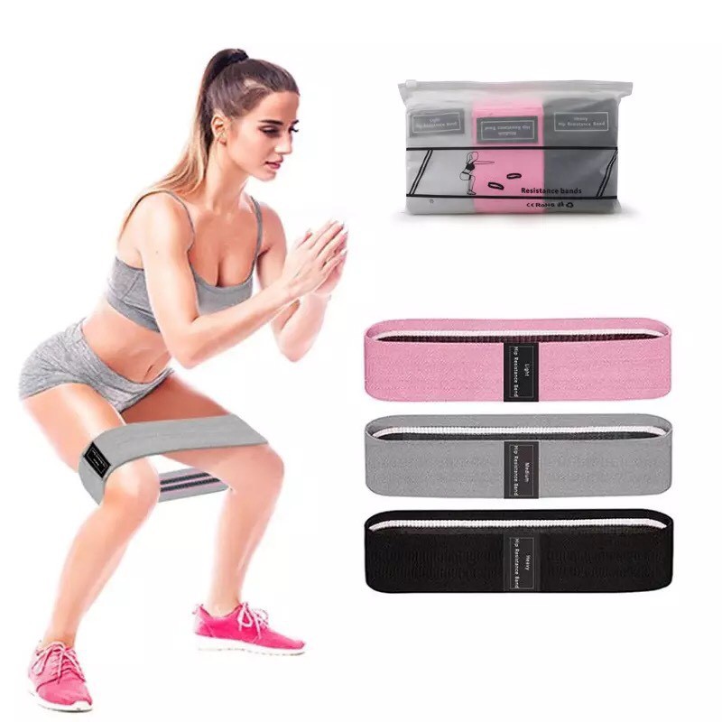 Set 3 Dây Đàn Hồi Kháng Lực Tập Mông Aolikes Phiên Bản Mới Đầy Đủ Mức Tập AL3604