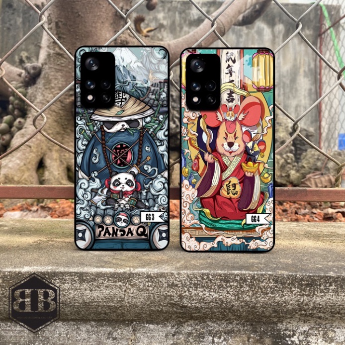 Ốp lưng kính cường lực Xiaomi Redmi Note 11 5G / Poco M4 Pro 5G in hình 12 con giáp