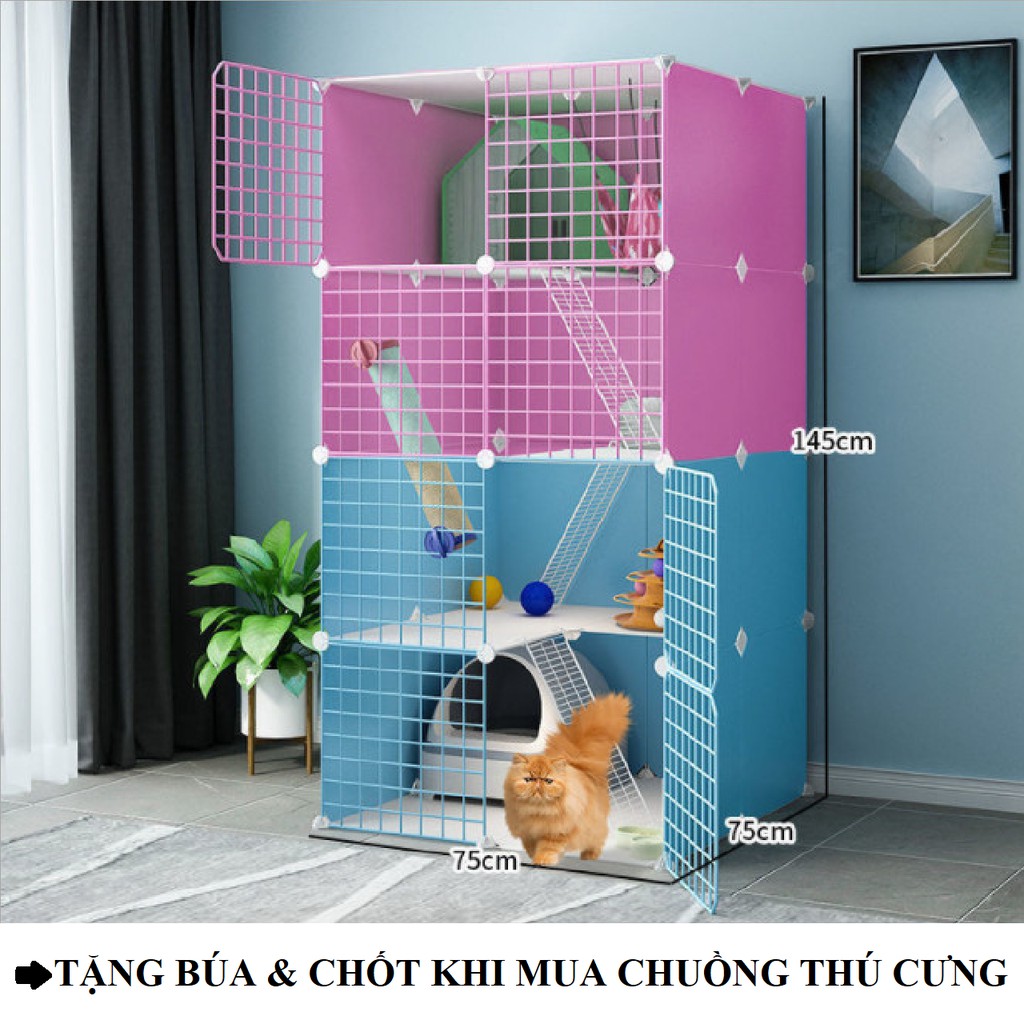 BỘ CHUỒNG CHO THÚ CƯNG BÁN THEO TẤM NHIỀU MÀU SIÊU ĐẸP