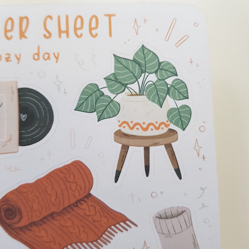 Sticker Sheet Mùa Đông - Chuyên dán sổ | Bullet Journal Stickers, Planner Stickers | Scrapbook Stickers |Winter Stickers