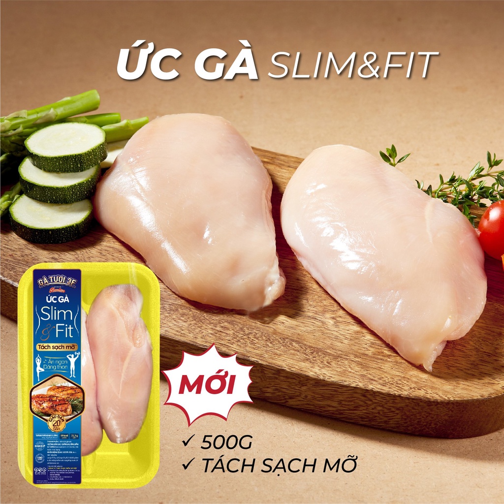 3F Ức gà Slim & Fit 500g [MEATDeli HCM]
