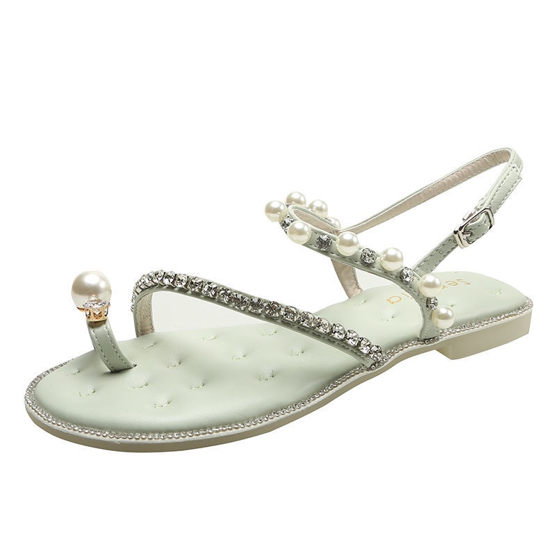 Xăng đan ERF0 Đính Ngọc Trai Thời Trang Hàn Quốc Dành Cho Nữ