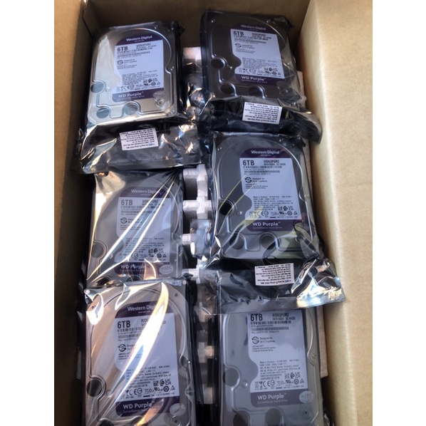 Western Purple HDD  6TB 3.5" SATA chính hãng tem SPC bảo hành chính hãng tại Việt Nam