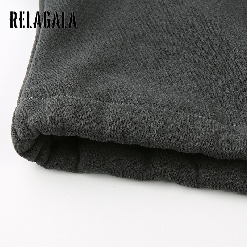 Áo Sweater Relagala Cổ Cao Tay Dài Phối Dây Rút Thời Trang Quyến Rũ Cho Nữ 2021 | BigBuy360 - bigbuy360.vn
