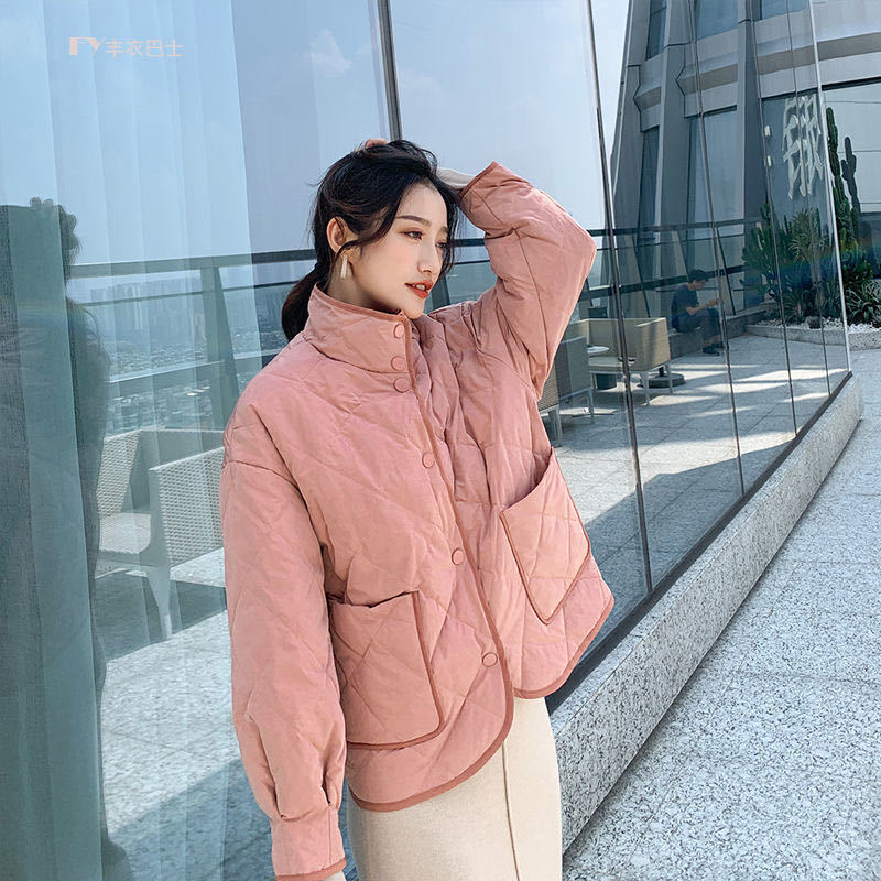 Áo Khoác Cotton Mỏng Ấm Áp Cá Tính Cho Nữ