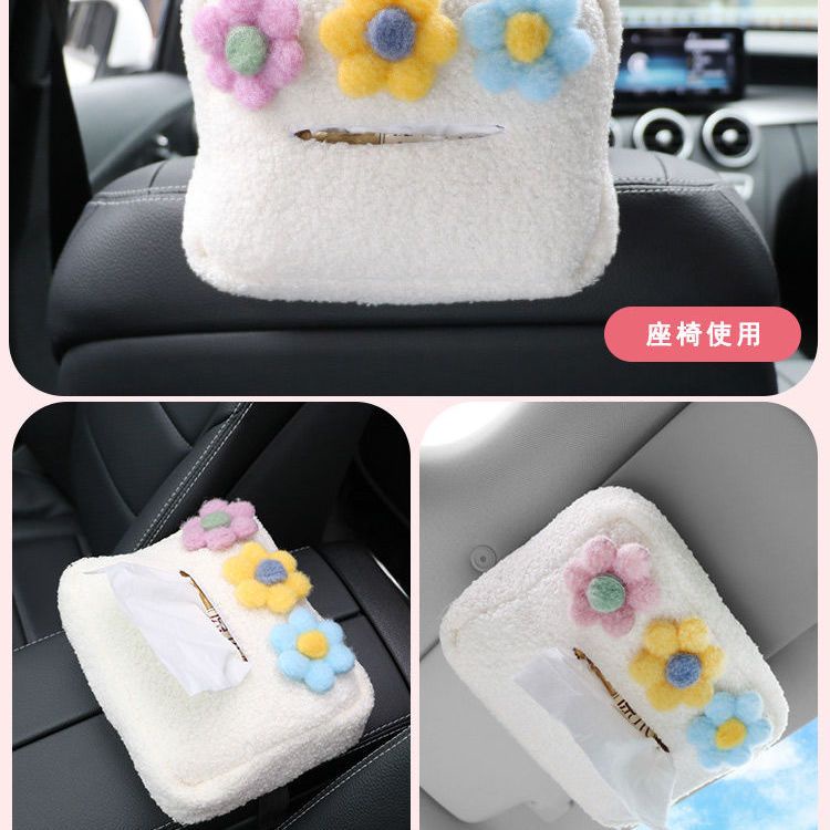 Hộp Đựng Khăn Giấy Dạng Treo Sáng Tạo Cho Xe Hơi