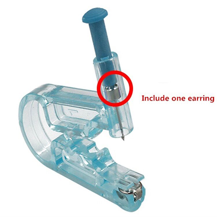 Bộ Dụng Cụ Xỏ Khuyên Tai Dùng 1 Lần Không Đau