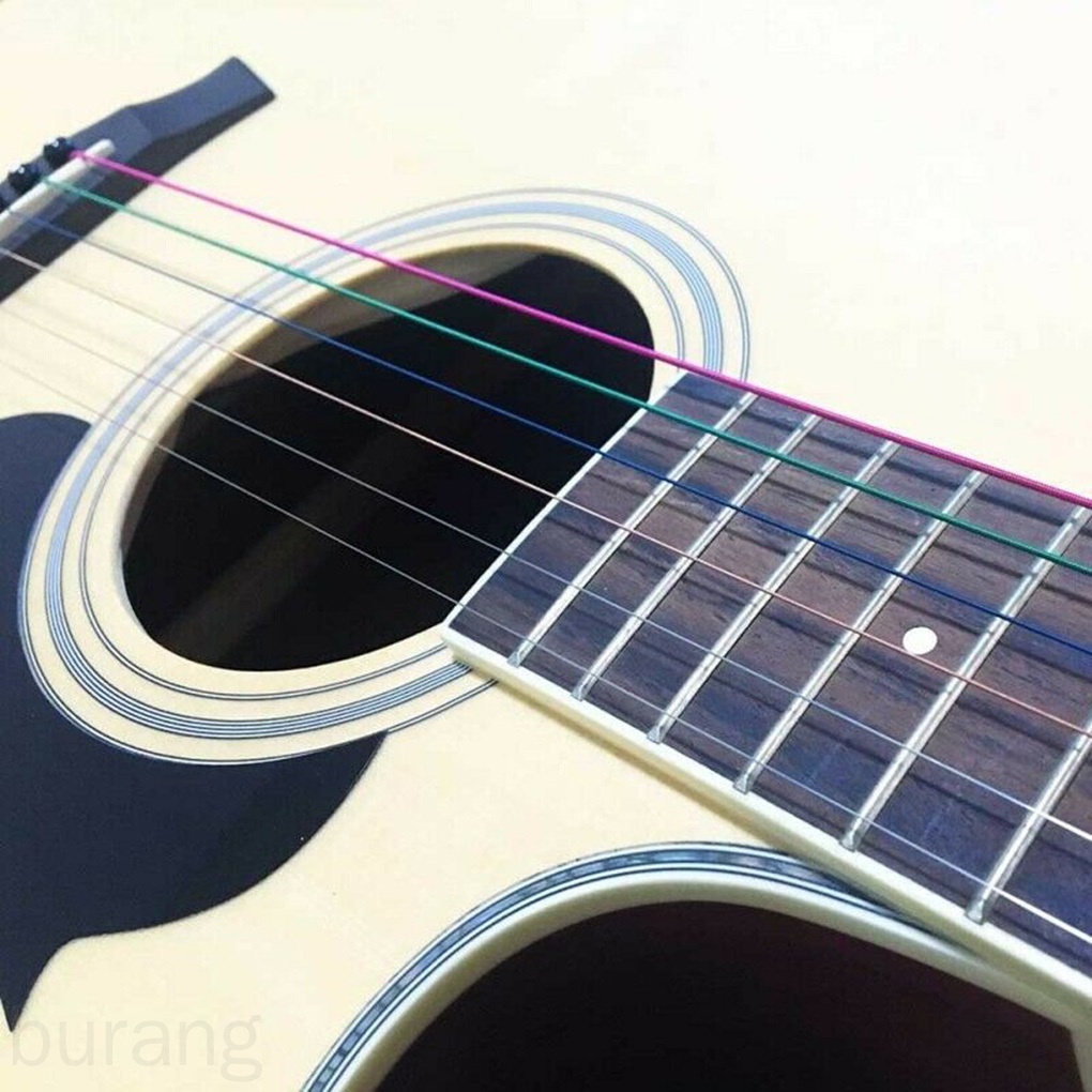 Set 6 dây đàn guitar cổ điển nhiều màu E-A