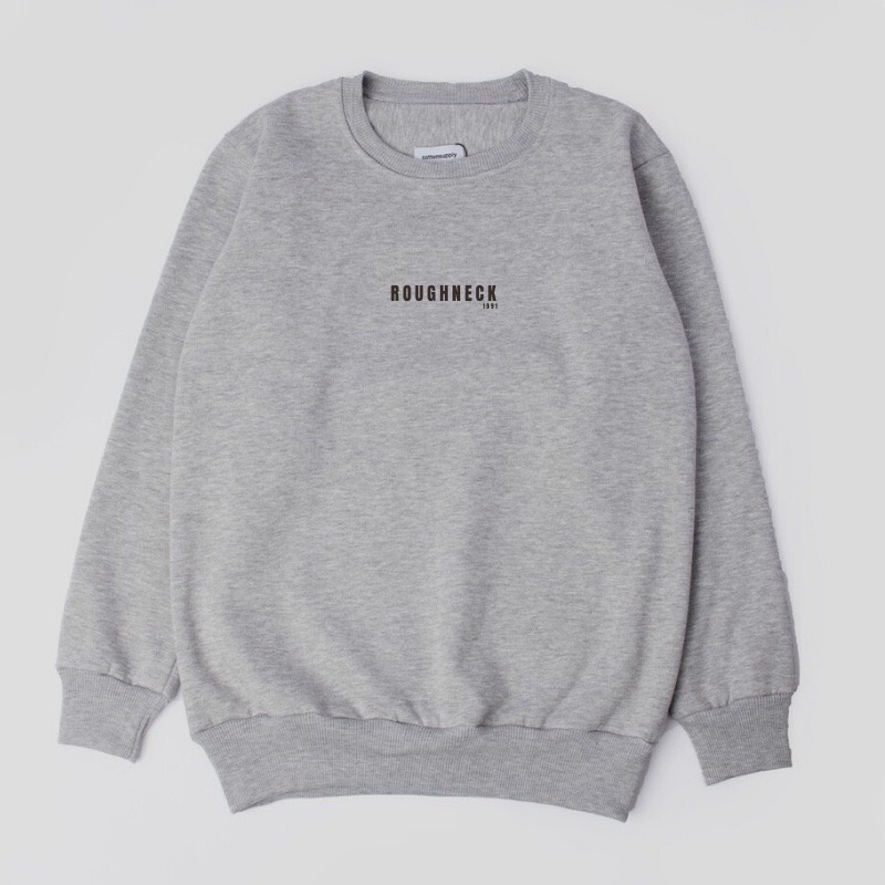 Áo Thun Cổ Lọ Thời Trang Đơn Giản Cho Nam | Phi Hành Đoàn Ronneck | Áo Len Ronneck | Áo Len Nam Cổ Thuyền | Crewneck Ash | Áo Len Quá Khổ