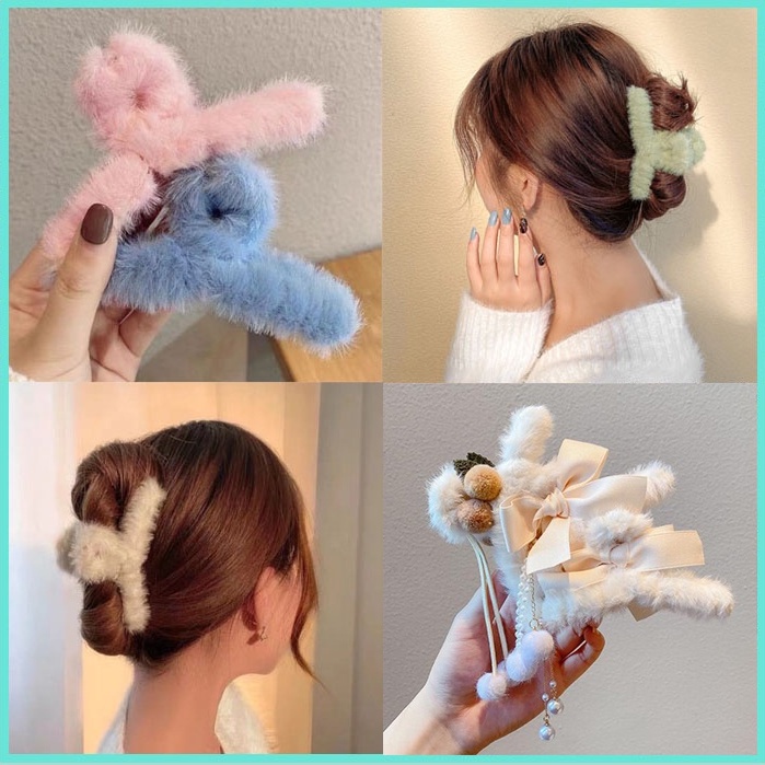 Kẹp Tóc Cỡ Lớn Phong Cách Hàn Quốc Thời Trang Thu Đông Cho Nữ