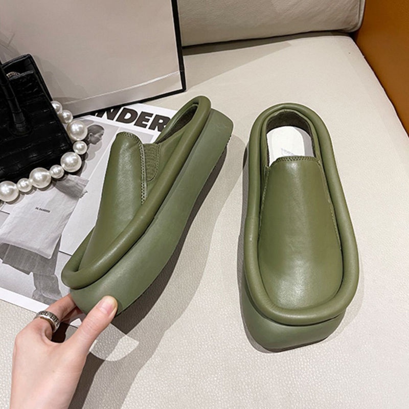 Dép Nữ Mũi Vuông Thời Trang Cá Tính