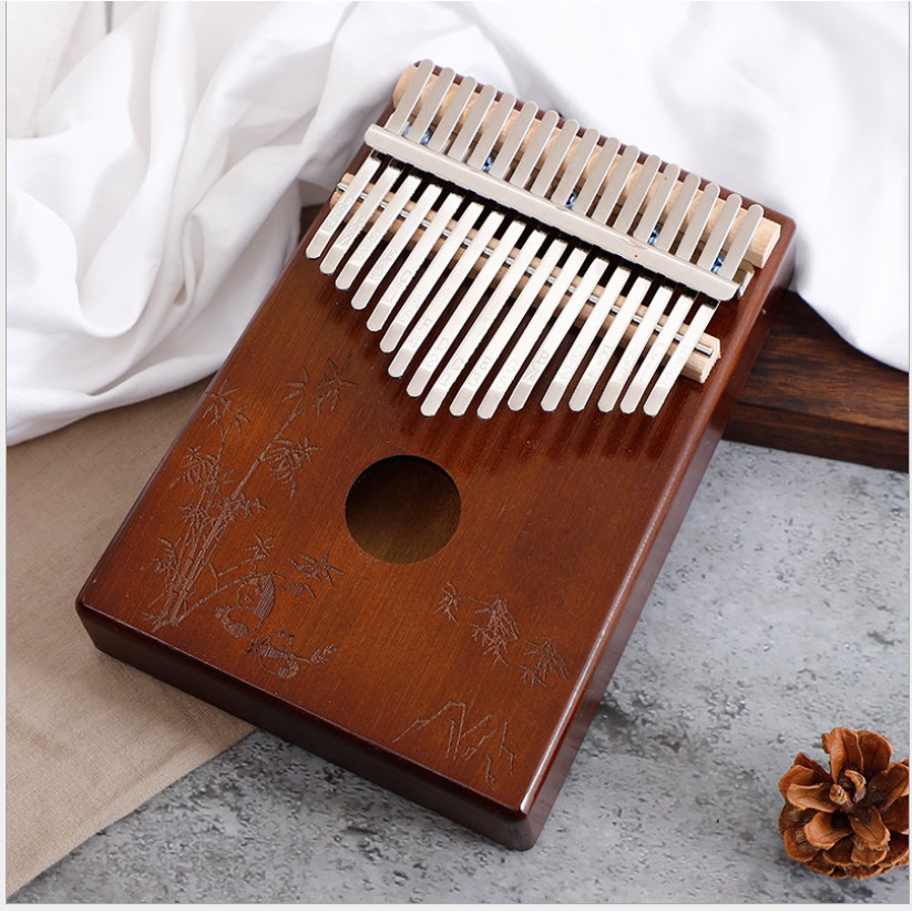 [Có sẵn] Giao nhanh 2h Đàn kalimba 17 phím gỗ mahogany mẫu mới