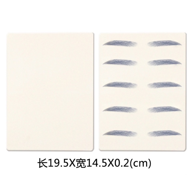 Da giả TRẮNG BỘT chuyên thực hành phun xăm, điêu khắc