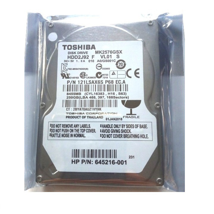 ổ cứng hdd laptop 250G