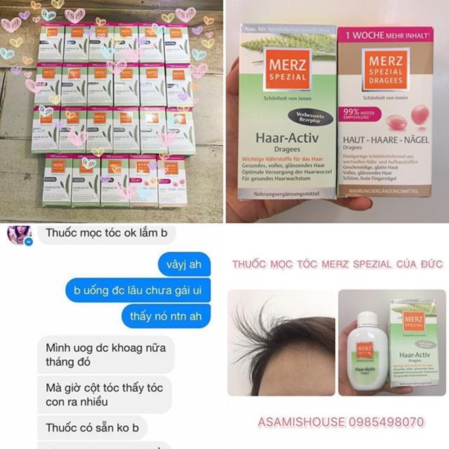 Thuốc mọc tóc merz 