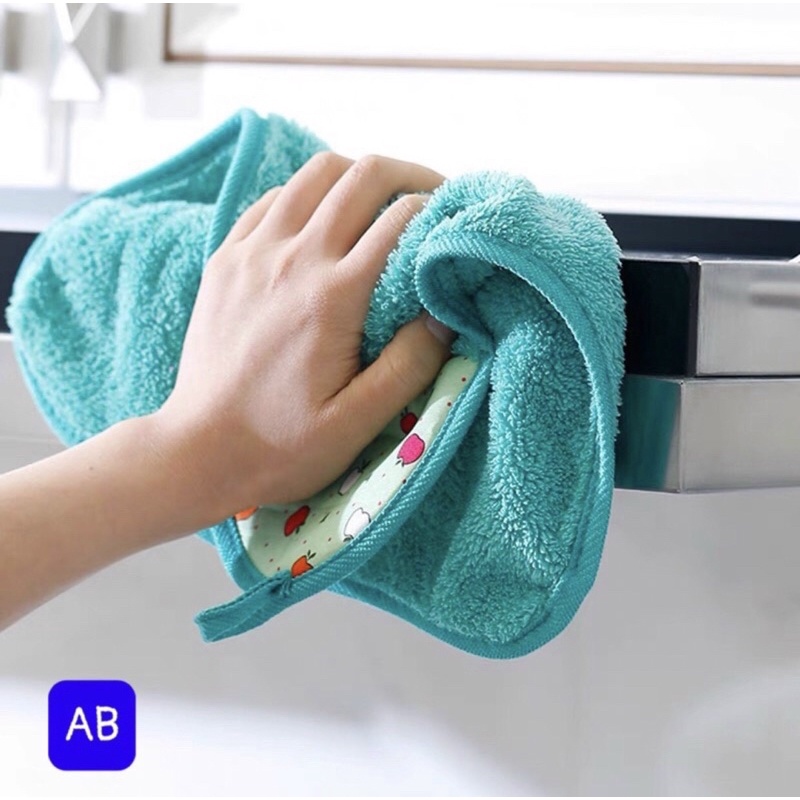 Khăn lau tay siêu thấm hút có móc treo