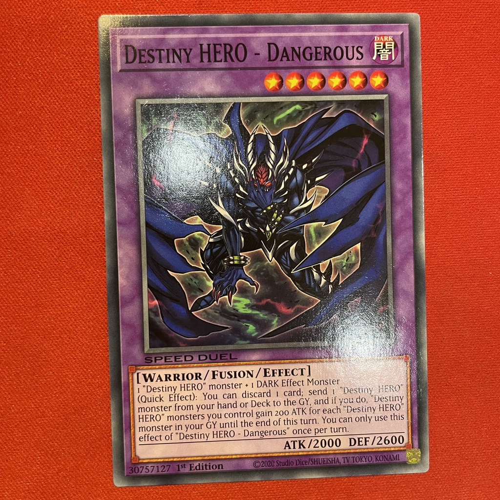 [EN][Thẻ Bài Yugioh Chính Hãng] Destiny Hero - Dangerous