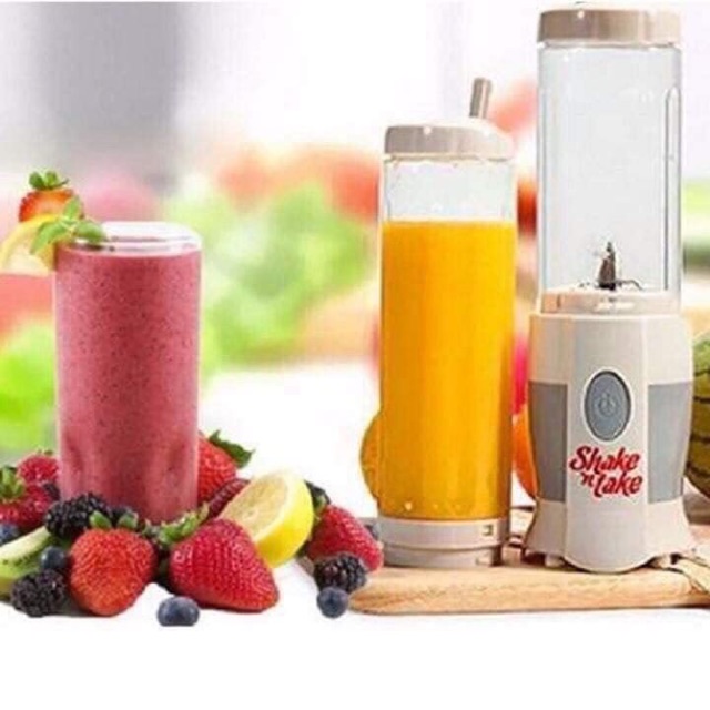 Máy xay sinh tố 2 cối shake and take siêu tiện lợi