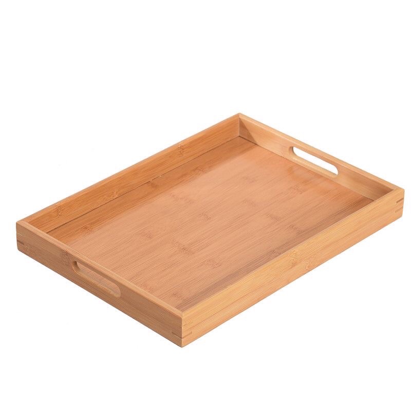 Khay Gỗ Tre Cao Cấp Có Tai Cầm Hàng Loại 1