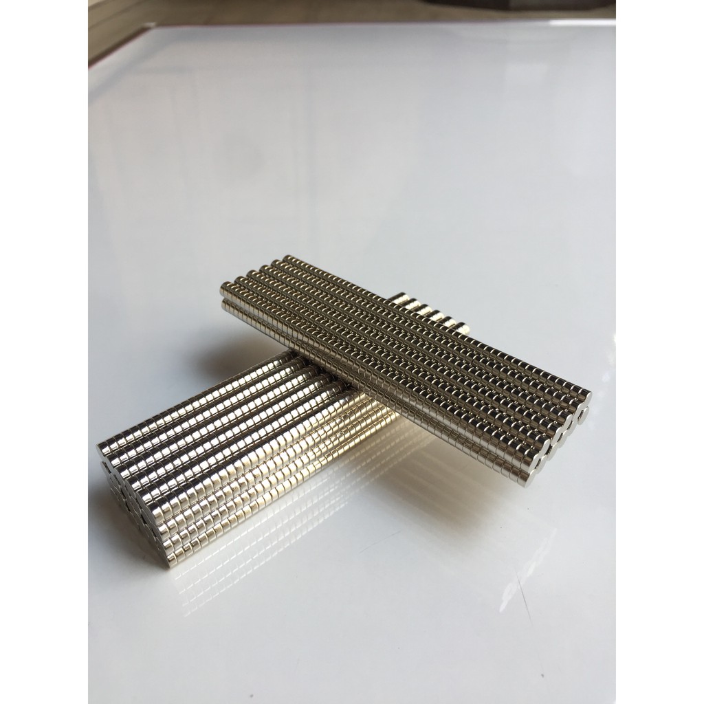 5x2mm nam châm trắng đất hiếm lực từ cực mạnh