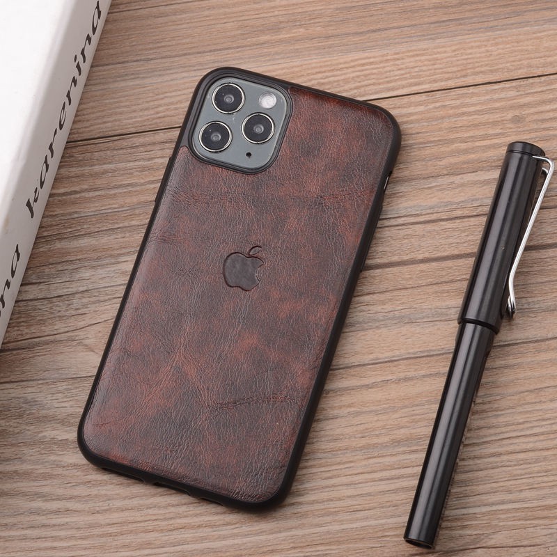 Ốp điện thoại TPU mềm họa tiết da cổ điển chống sốc cho iphone 6 6s 7 8 plus X XR XS MAX 11 PRO MAX | BigBuy360 - bigbuy360.vn