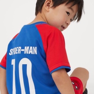 Bộ cộc thể thao spiderman H&M