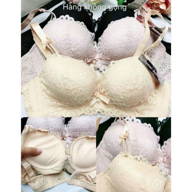 Áo Lót Ren SISTER HOOD Mút Dày, Không Gọng X5 - Mbra94