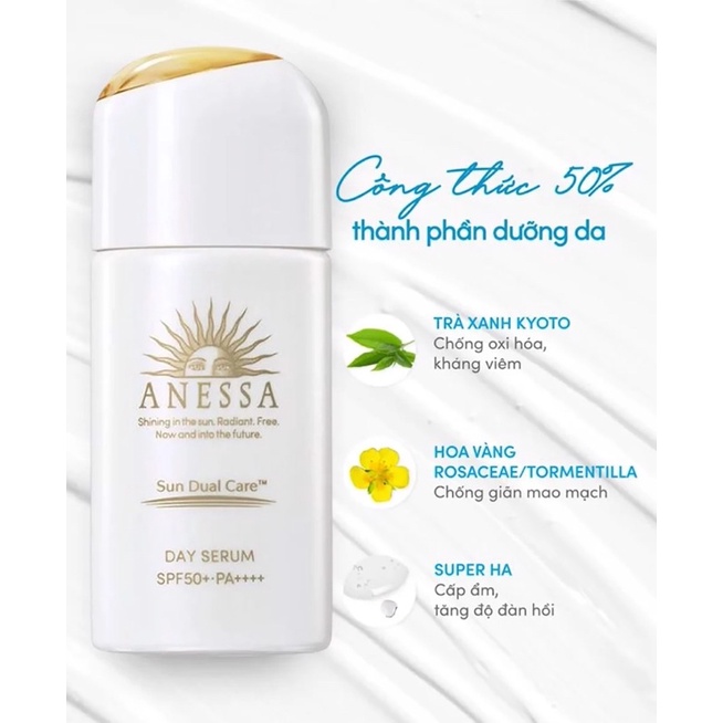 Serum Kem Lót Trang Điểm Anessa Nâng Tone Chống Nắng 30ml