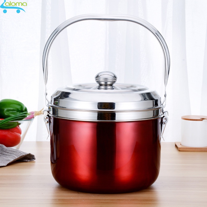 Nồi ủ nhiệt chân không đế gang 6.8 lít Thermal Cooker hầm gà hầm xương nấu cháo ⚡ Dùng cho mọi loại bếp⚡