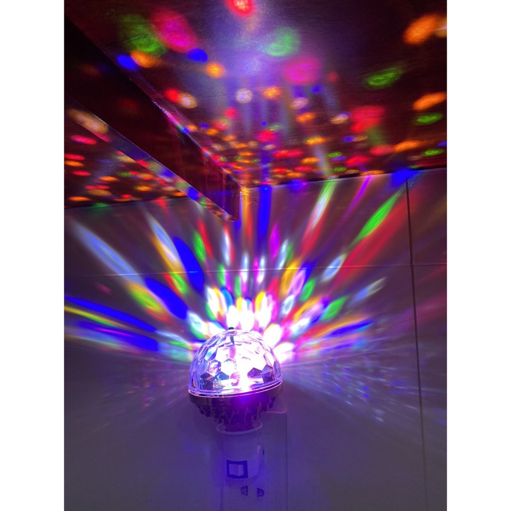 Đèn Led Vũ Trường, Đèn Laser 7 Màu, Vũ Trường, Bar, Sân Khấu, Dân Bay + Tặng Kèm Đuôi Cắm Công Tắc