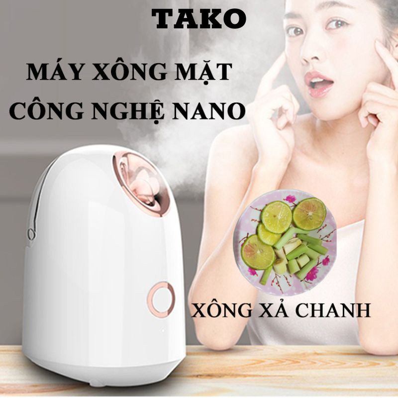 Máy xông mặt xả chanh Xông thảo dược nóng công suất 280W ngăn chứa nước lớn phù hợp cho xông mặt và mũi