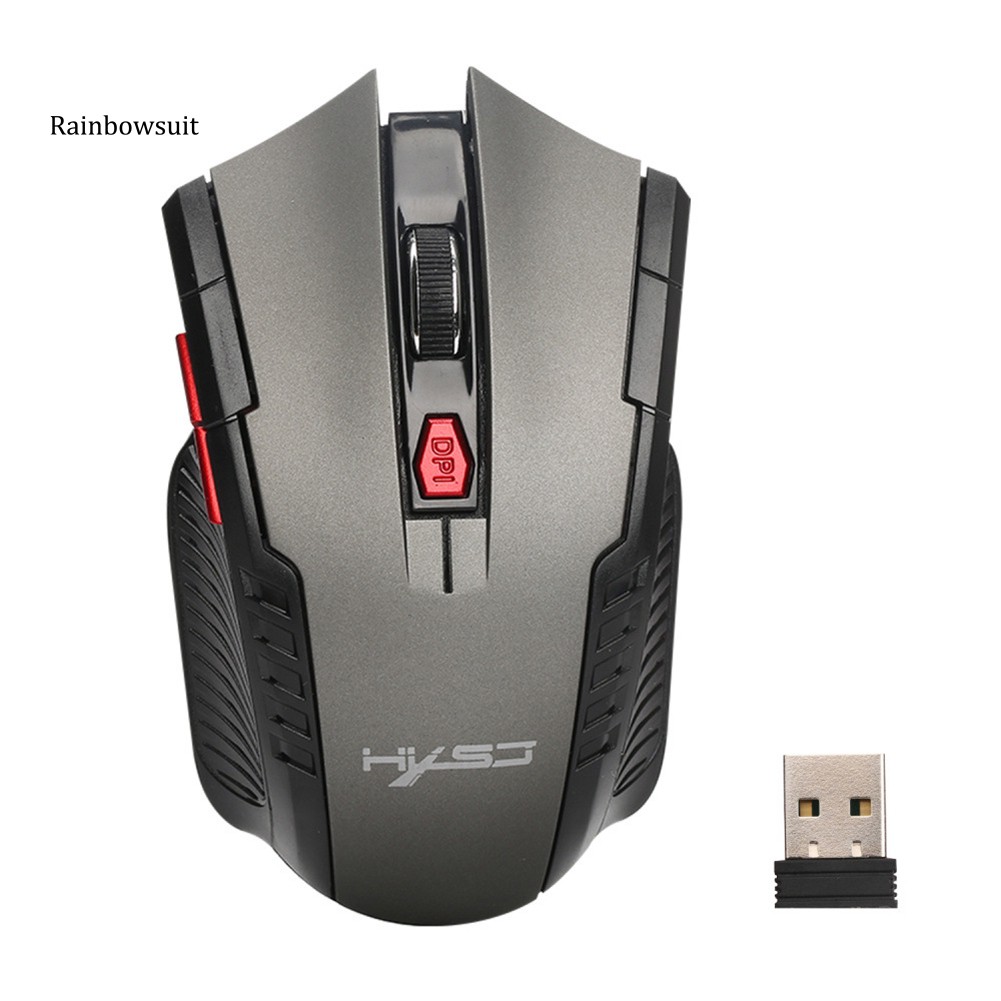 Chuột quang không dây USB Hxsj X20 6 nút bấm hỗ trợ chơi game