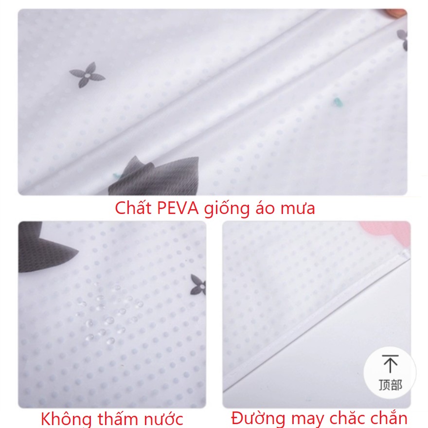 Khăn phủ lò vi sóng chống bụi, chống nước dễ lau chùi hoa văn đẹp