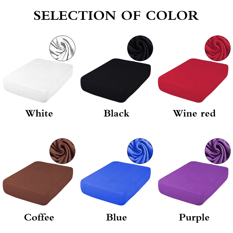 Vỏ Bọc Đệm Ngồi Ghế Sofa 1/2/3/4 Chỗ Trang Trí Nội Thất Nhiều Màu Sắc Tùy Chọn