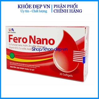 Viên uống bổ máu fero nano bổ sung sắt cho người gầy yếu , người thiếu máu - ảnh sản phẩm 4