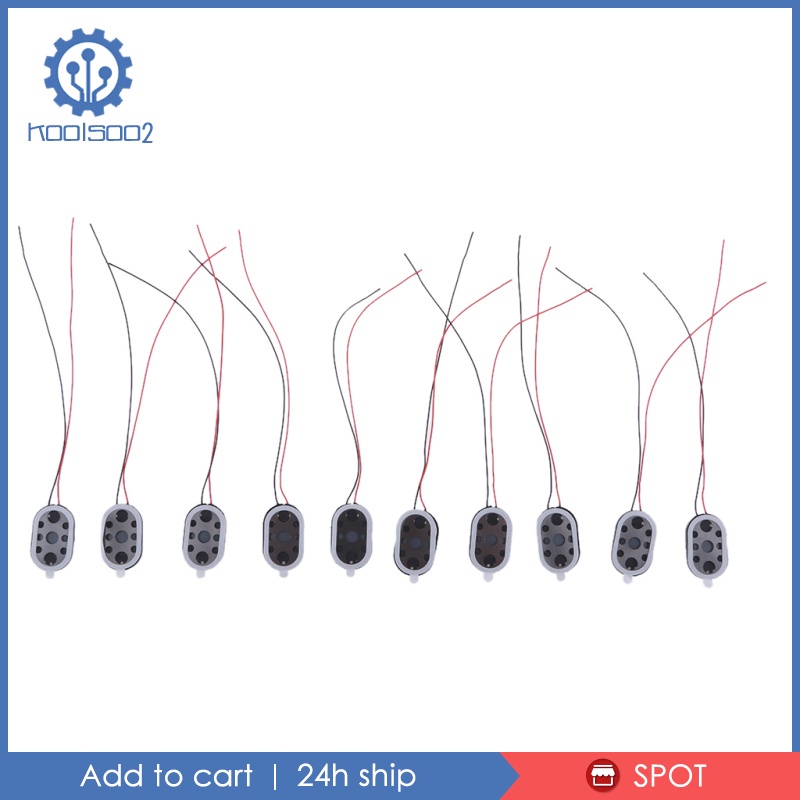 Bộ 10 Loa Thay Thế Koolsoo2 8ohm 1W 24x15mm Chất Lượng Cao