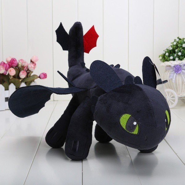 Thú nhồi bông rồng 35cm hình rồng toothless dễ thương