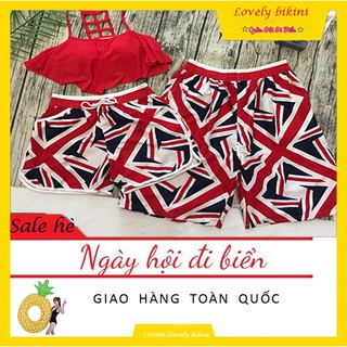 Quần đôi đi biển ( kèm áo)
