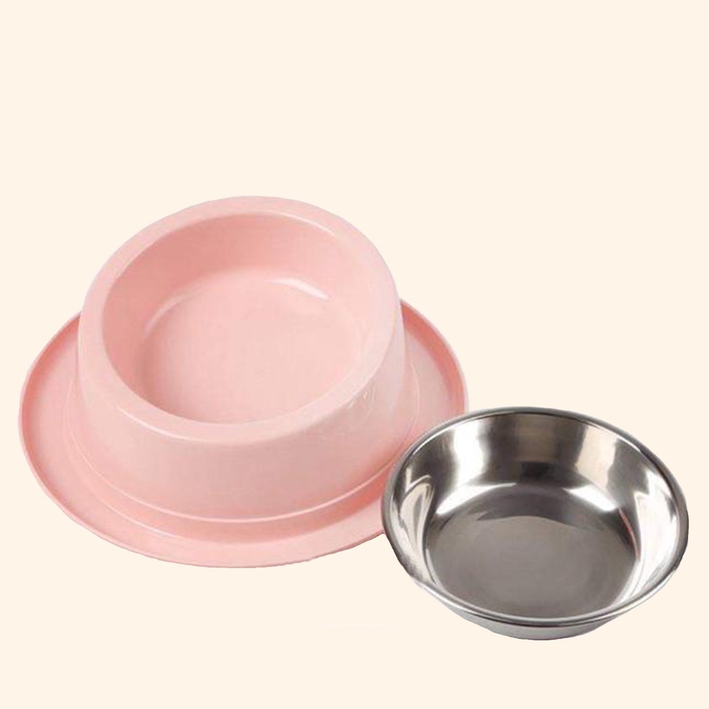 Bát Ăn Chống Kiến Có Chén Ăn Inox Rời Cho Chó Mèo