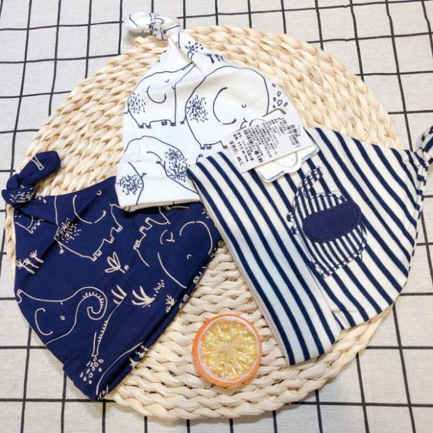 XẢ KHO SET 3 MŨ MOMCARE THẮT NÚT