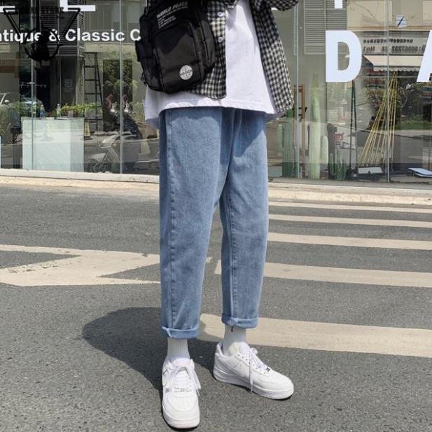 Quần Jean nam, Baggy nam, quần bò nam, Dáng Suông, rộng style hàn quốc 2021 TR01 | BigBuy360 - bigbuy360.vn