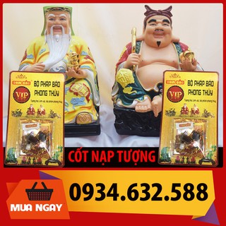 2 bộ CỐT ĐẶT VÀO TƯỢNG THỜ Thần Tài Thổ Địa PHÁP BẢO - [ Tủ thờ ]  Cốt thất bảo