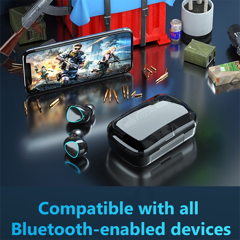 M10 Tai Nghe Bluetooth 5.1 TWS Không Dây Cho IOS Android