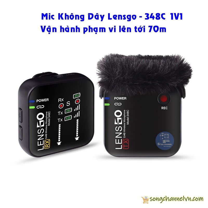 [Mã ELHACE giảm 4% đơn 300K] Micro Không Dây Lensgo LWM – 348C