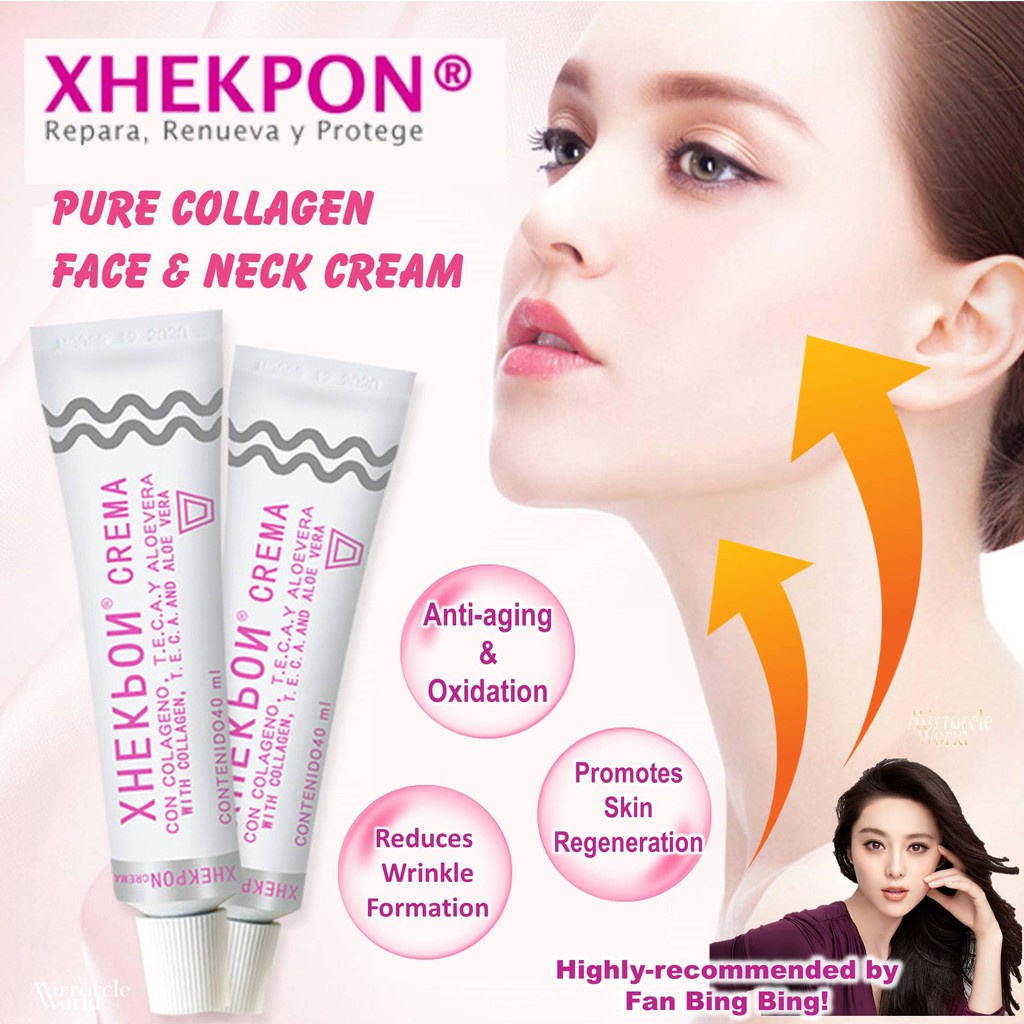 Kem Xóa Nếp Nhăn Vùng Cổ và Mặt Xhekpon Tây Ban Nha 40ML