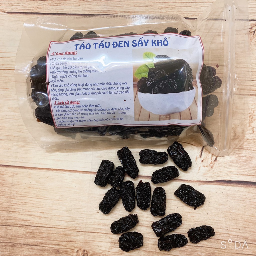 [Hàng Víp] 500G Táo tàu đen - Táo tầu thuốc bắc và làm mứt hàng chất lượng