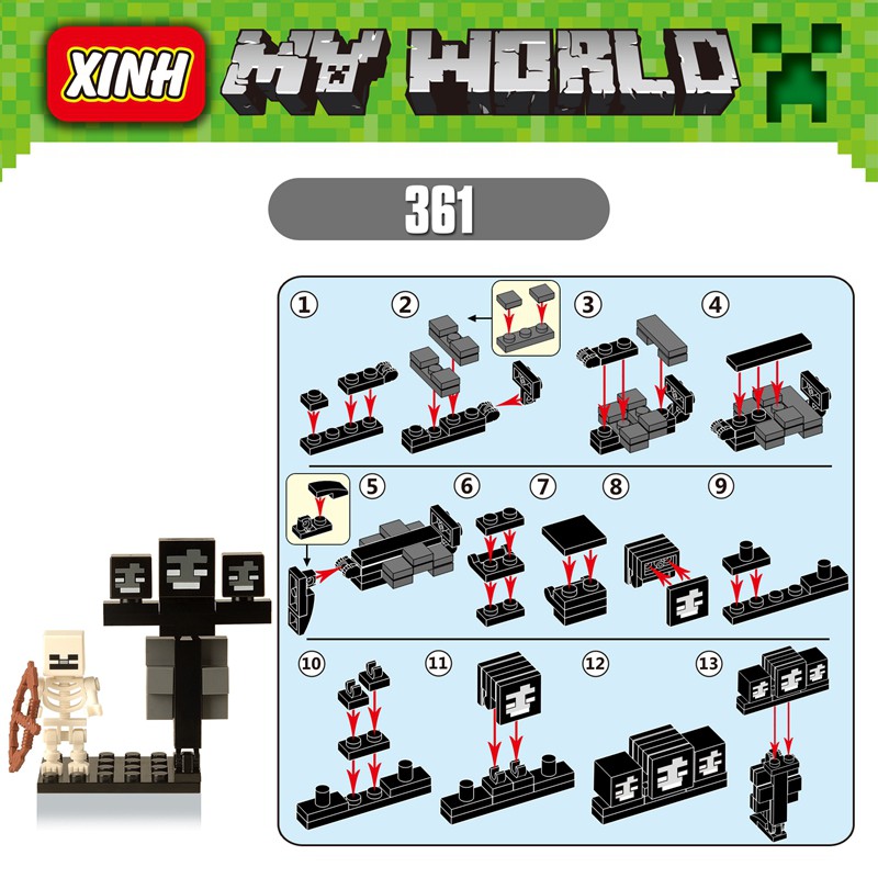 Bộ Đồ Chơi Lắp Ráp Lego Minecrafts Thế Giới Của Tôi